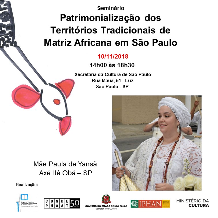 Patrimonialização dos Territórios Tradicionais de Matriz Africana em São Paulo